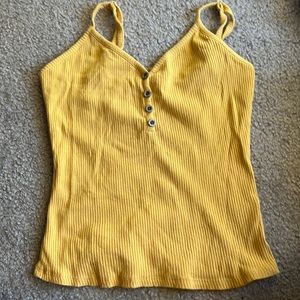 Active USA Yellow Tank Top